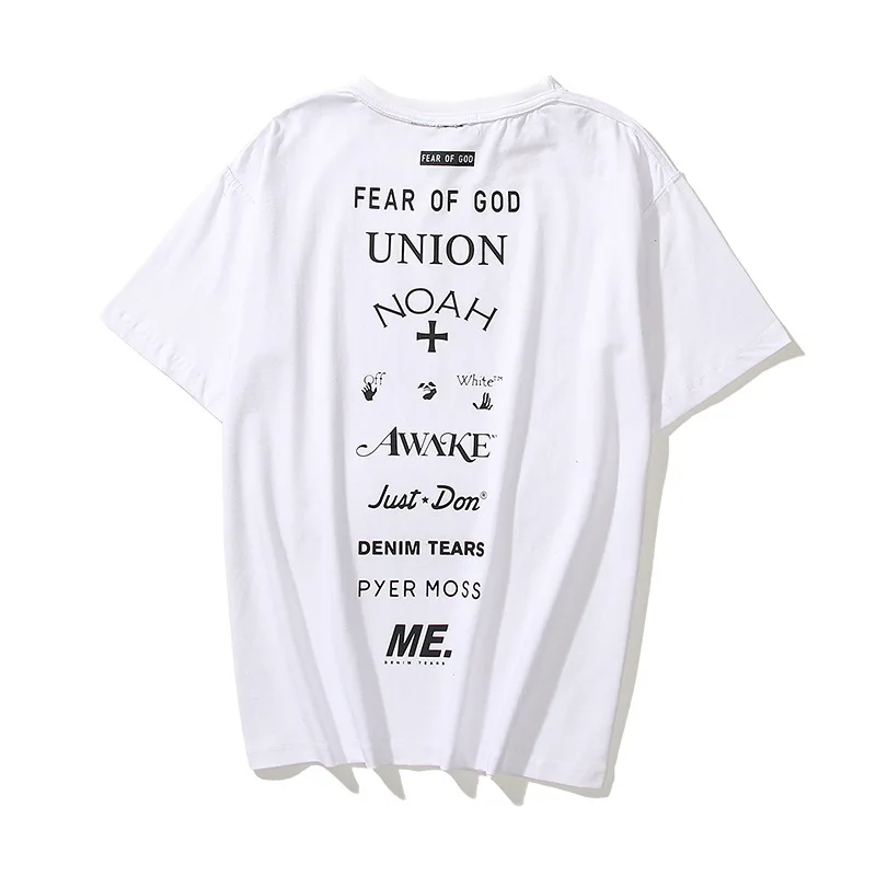 

2021 Summer Men's Leisure Harajuku Brand Street Style T-Shirt Cotton Comfortable Loose Hip Hop Oversized T Shirt Short Sleeve
