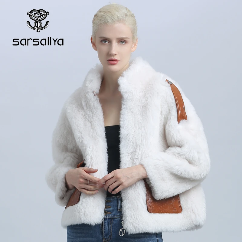 Natural Real Sheep Fur Coat Winter Women Wool Jackets Female Warm Genuine Sheepskin Ladies 2020 New Arrival | Женская одежда