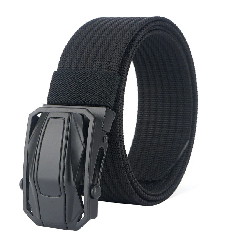 New Tactical Belt High Quality Nylon Smooth Buckle Men's Belts Casual Sports Multifunction Men's Leather Belt 120cm