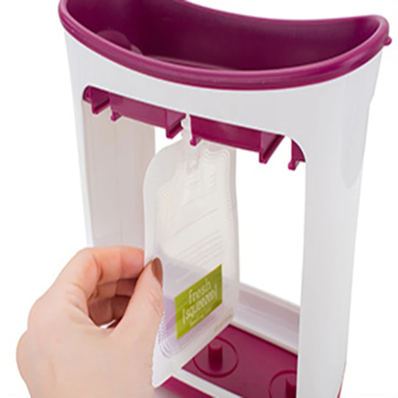 

Baby Fruit Puree Squeezer Juicer Food Supplement Storage Bag Baby Feeding Container 10 Bags Storage Bag Food Supplement Machine