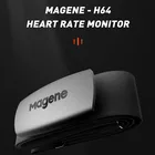 Magene Mover H64 двойной режим ANT + и Bluetooth 4,0 датчик сердечного ритма с нагрудным ремешком компьютерный велосипед Wahoo Garmin Sports