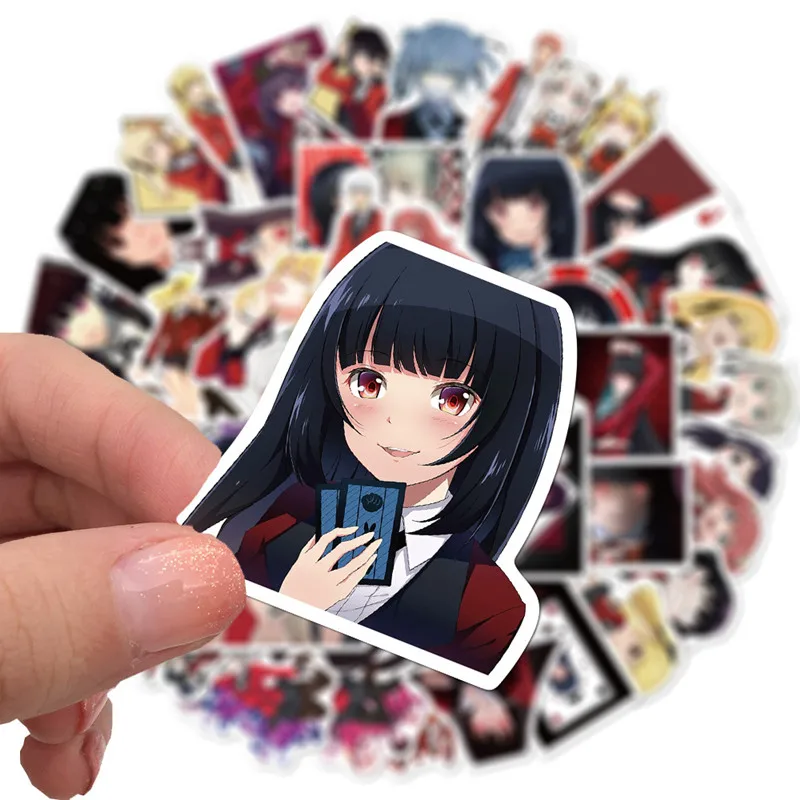 

10/30/50/100Pcs Gambling Abyss Stickers Comic Anime Stickers Laptop Comic Guitar Diy Waterproof Cartoon Graffiti Decal Kids Gift