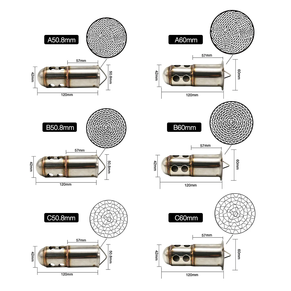 Alconstar катализатор выхлопных газов для мотоциклов из нержавеющей стали глушитель