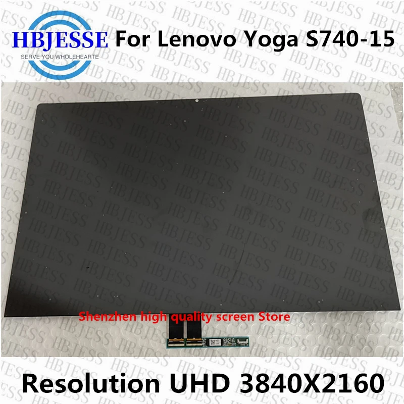 original test well 15 6 inch for lenovo ideapad yoga s740 15 s740 15irh 81nx 81nw lcd touch screen assembly fhd or uhd free global shipping