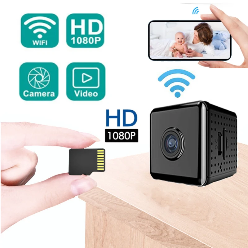 

Full HD 1080P Мини ip камера инфракрасное ночное видение Обнаружение движения WiFi видеокамера Беспроводная Домашняя безопасность дистанционное у...