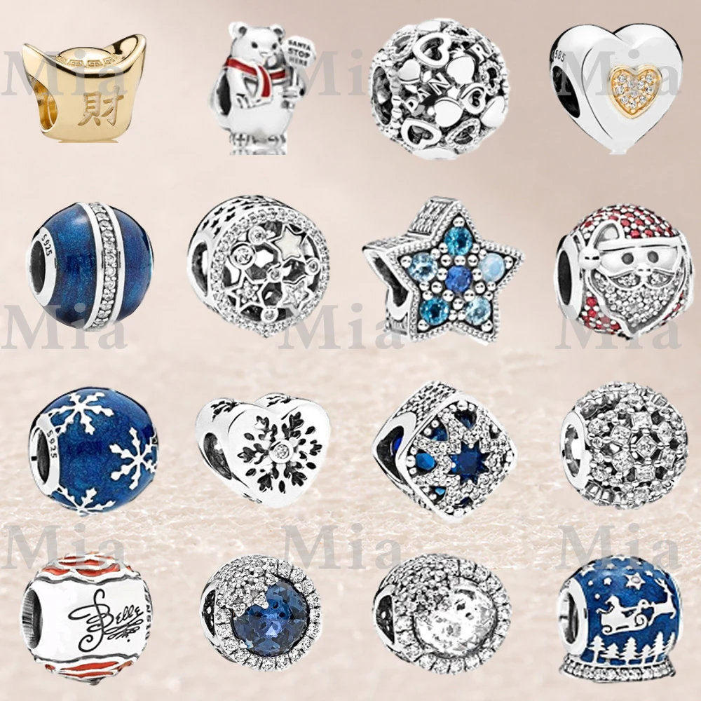 

Fahmi 2020 New Popular 100% 925 Sterling Silver Rose Gold Charm Beads23 Fashion Original Jewellery For Women Party Wedding Gift