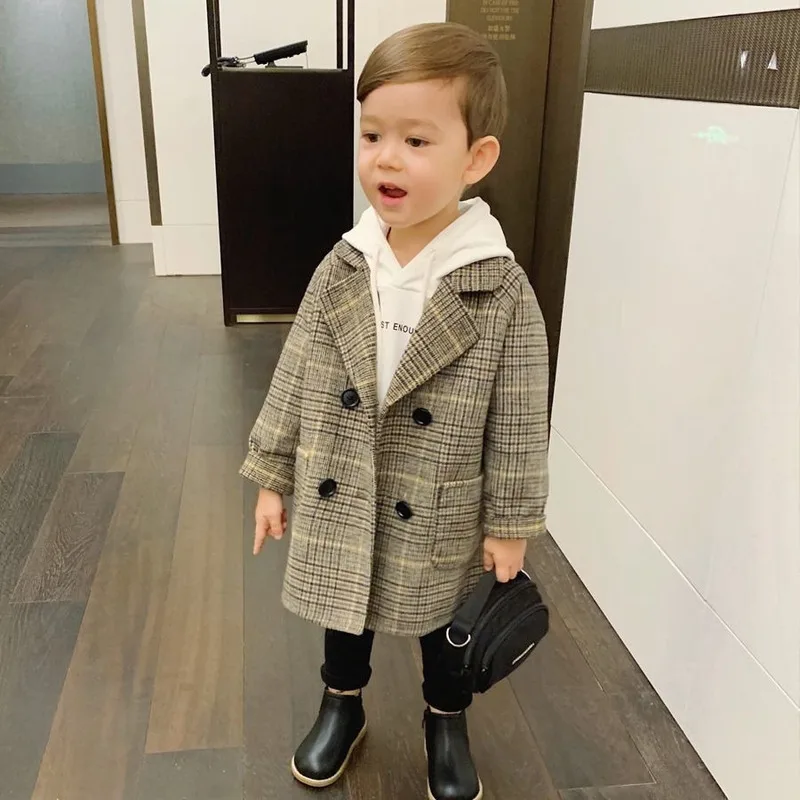Baby boys Jacket Kids  Fashion fall Coats  Warm  Autumn Winter  Infant Clothing toddler Children's Jacket outwears2-8y