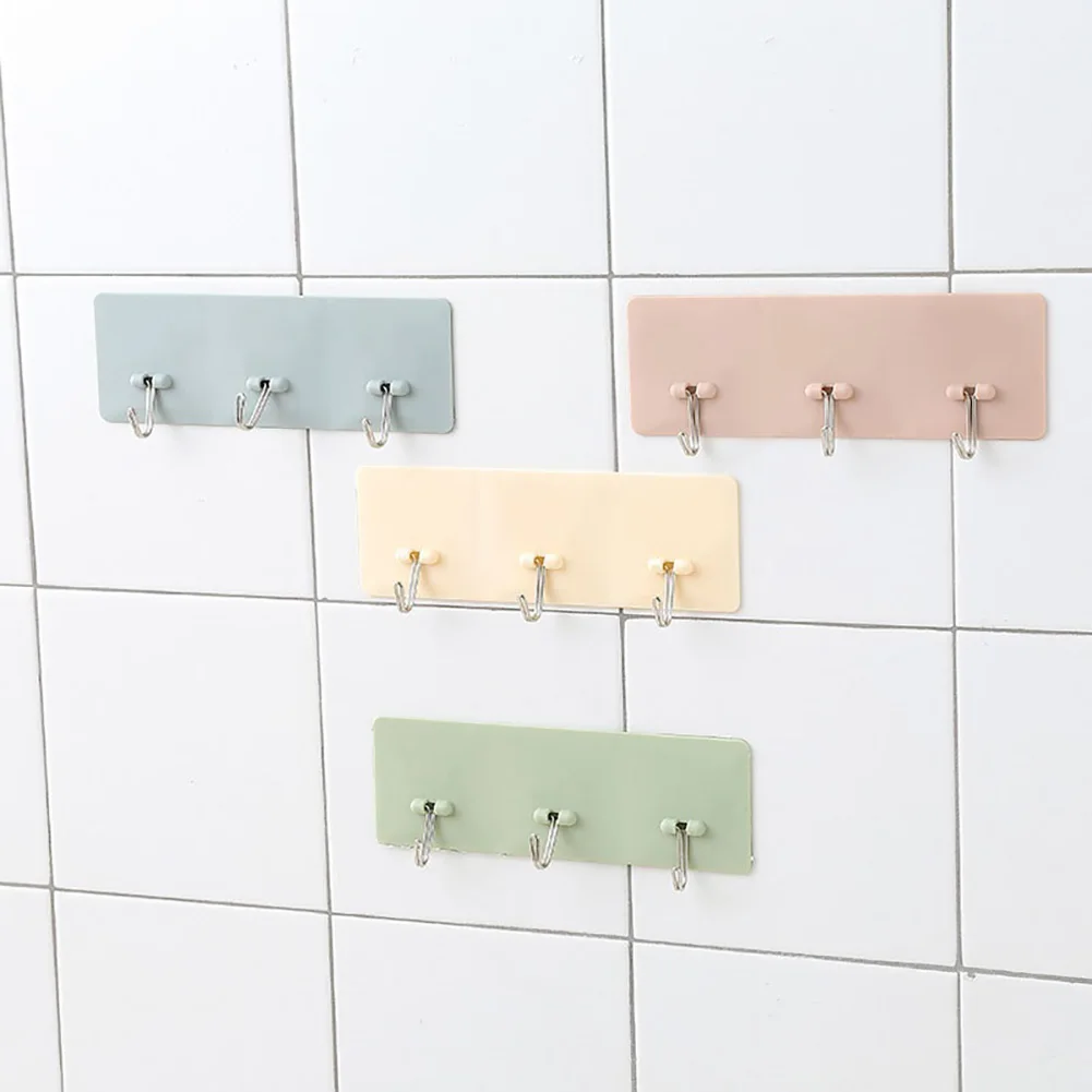 Самоклеящаяся настенная сумка для одежды вешалка ключей наушников ванная