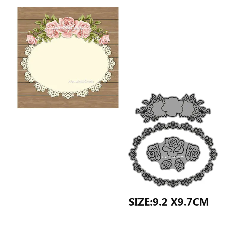 

Metal Cutting Dies Flower Frame Dies Card Make Stencil Scrapbooking DIY Craft Die Cuts Paper Decro Embossing Mould High Quality