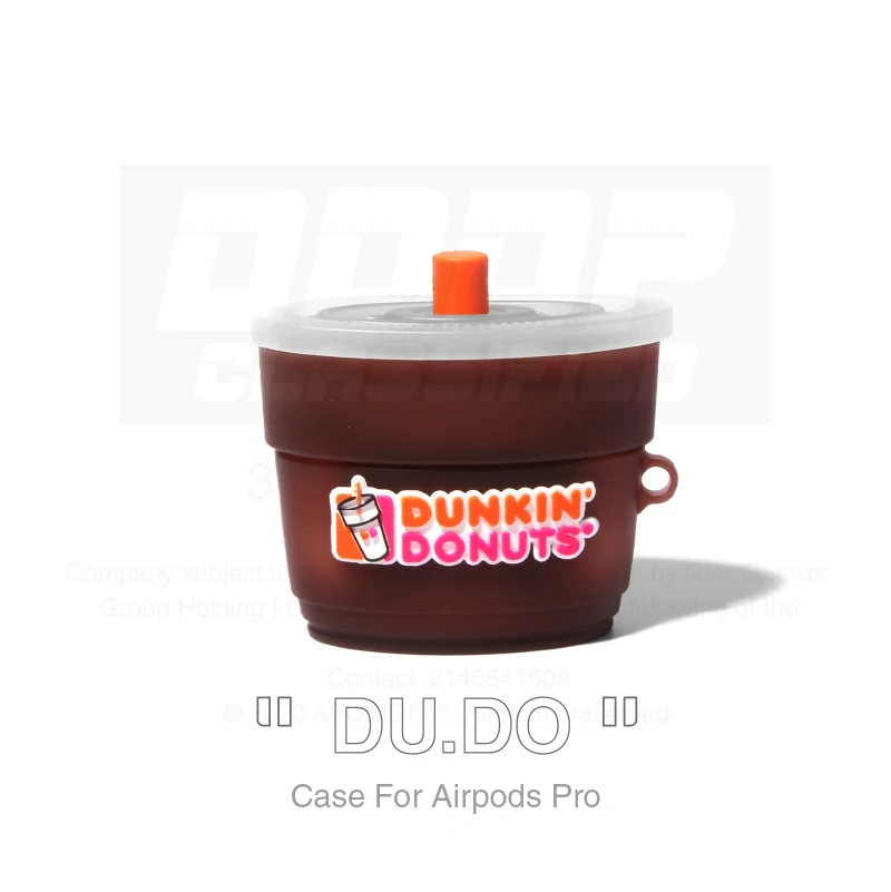 Мягкий защитный силиконовый чехол для Airpods 1/2 pro donuts питье Забавный гаджет с