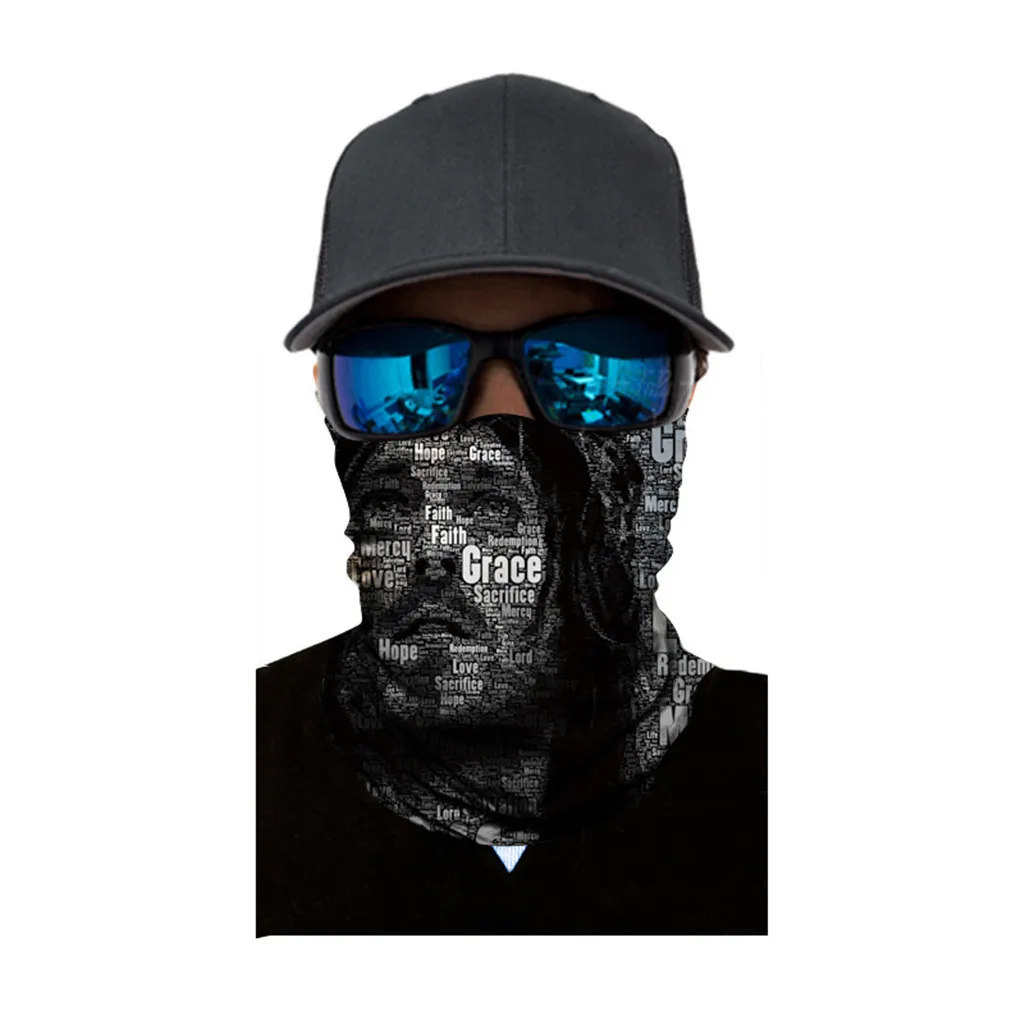 

Bandana Tube Scarf Half Mask Neck Gaiter Face Cover Bicycle Cycling Hiking Running Men Women Magic Mask