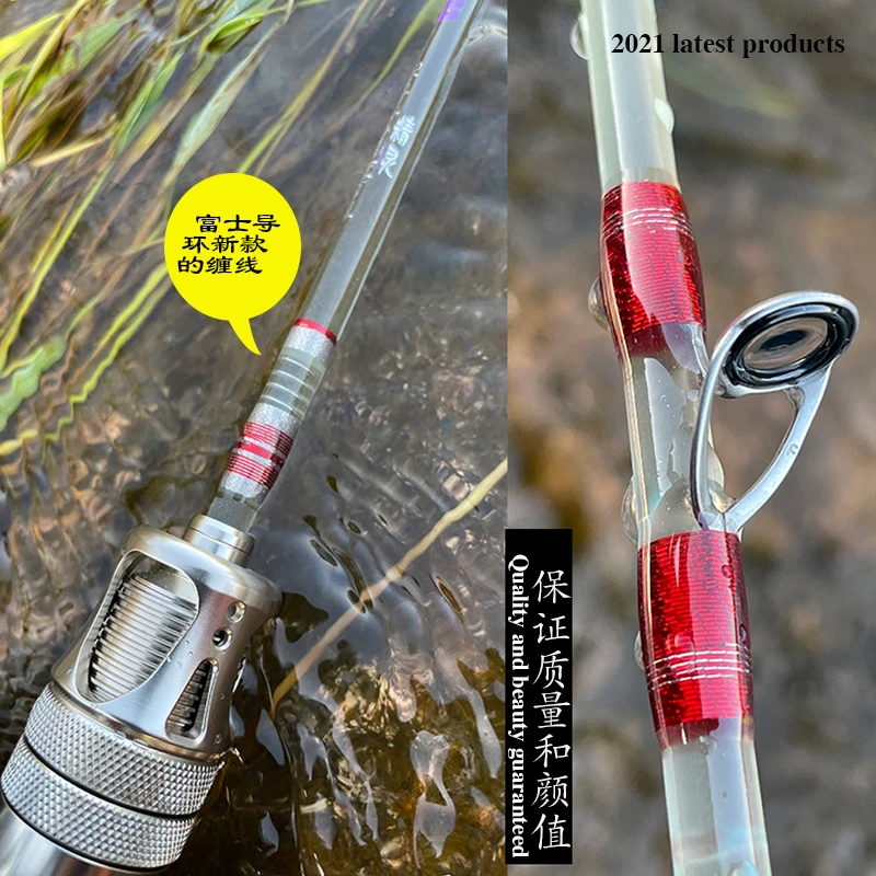 Trout  FRD Ejec tion Rod Micro player 1.5 Sections Travel Spinning UL Fishing Rod Baitcasting Stream Fishing Tackle Solid Tip enlarge