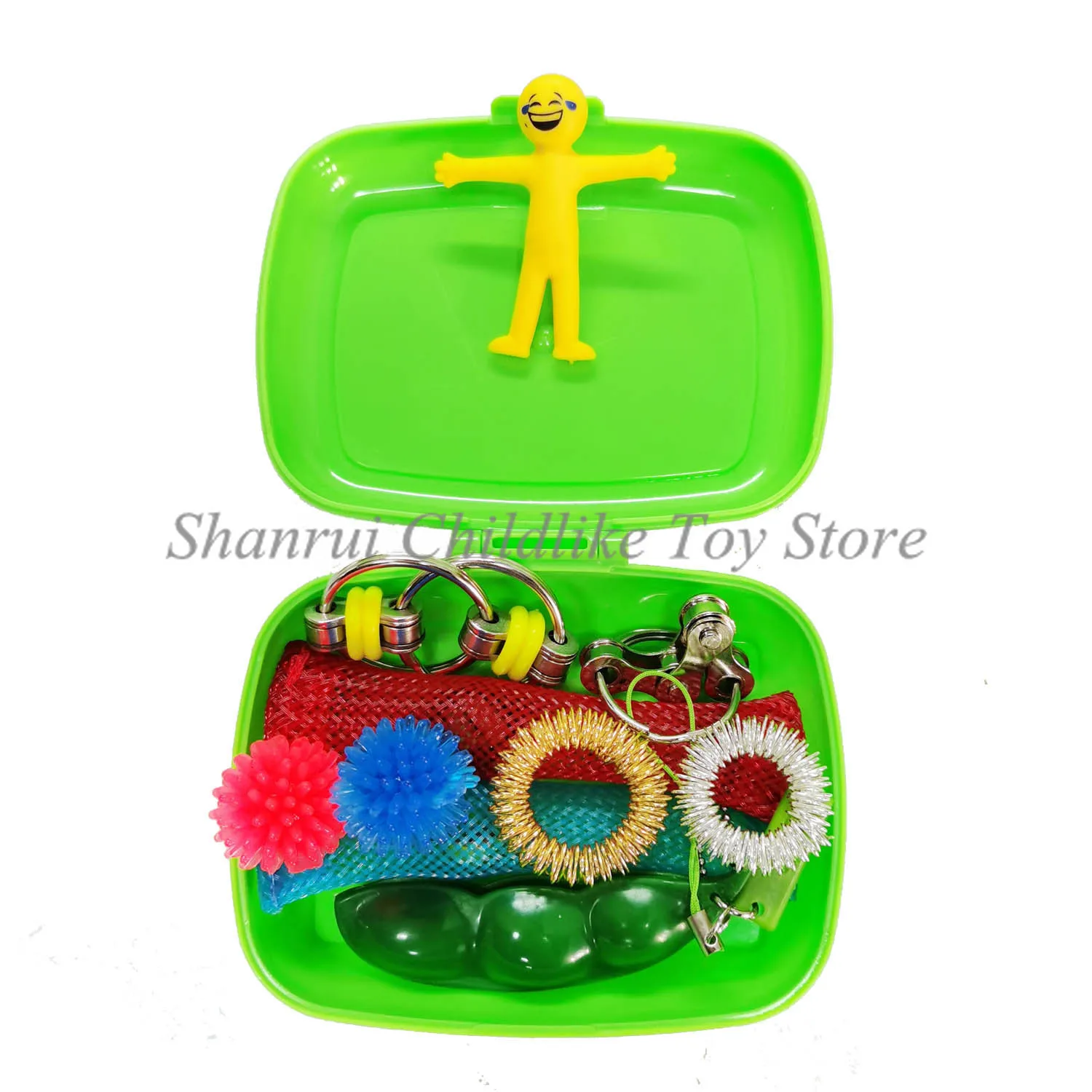

10 PCS Fidget Toys Sensory Antistress Toy Pack Squishy Squish mallow Decompression Stress Reliever Toy For Adults Kids
