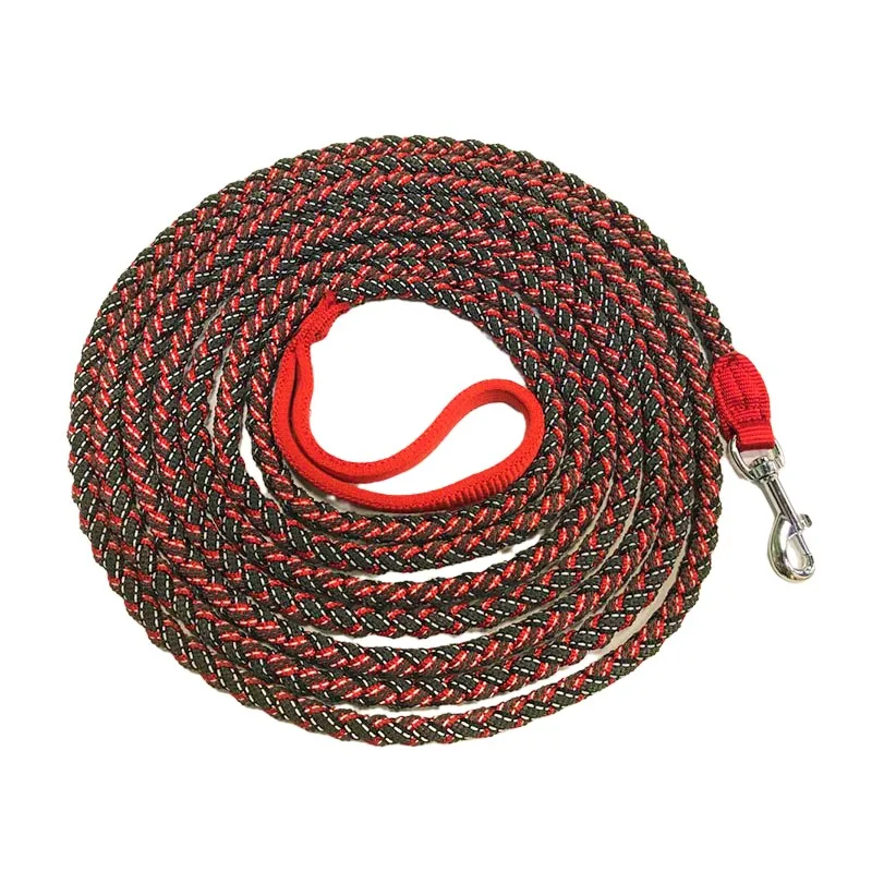 

5m Dog Leash long Pet Lead Non-Slip Dog Walking Round Rope Reflective Training Dog Leashes For Small Medium Large big Dogs