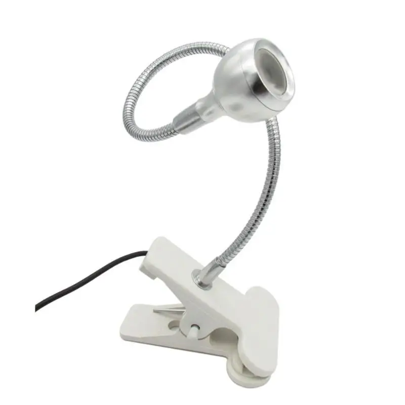 Горячая Распродажа USB Перезаряжаемый зажим светодиодный светильник для чтения