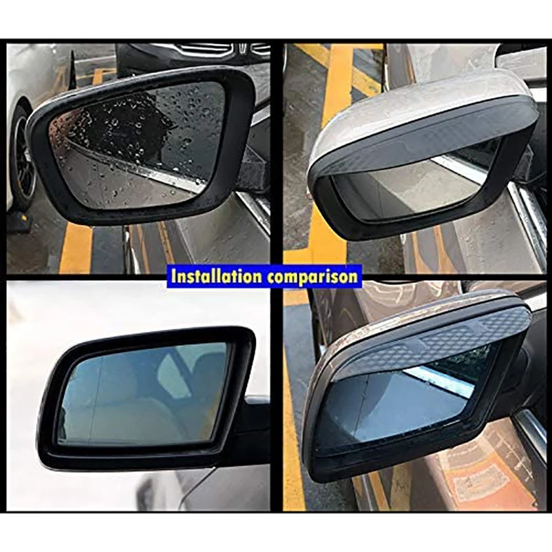For Volvo XC90 2004-2015 Car Rearview Mirror Eyebrow Cover Rain-Proof Protection Decoration Accessories | Спорт и развлечения