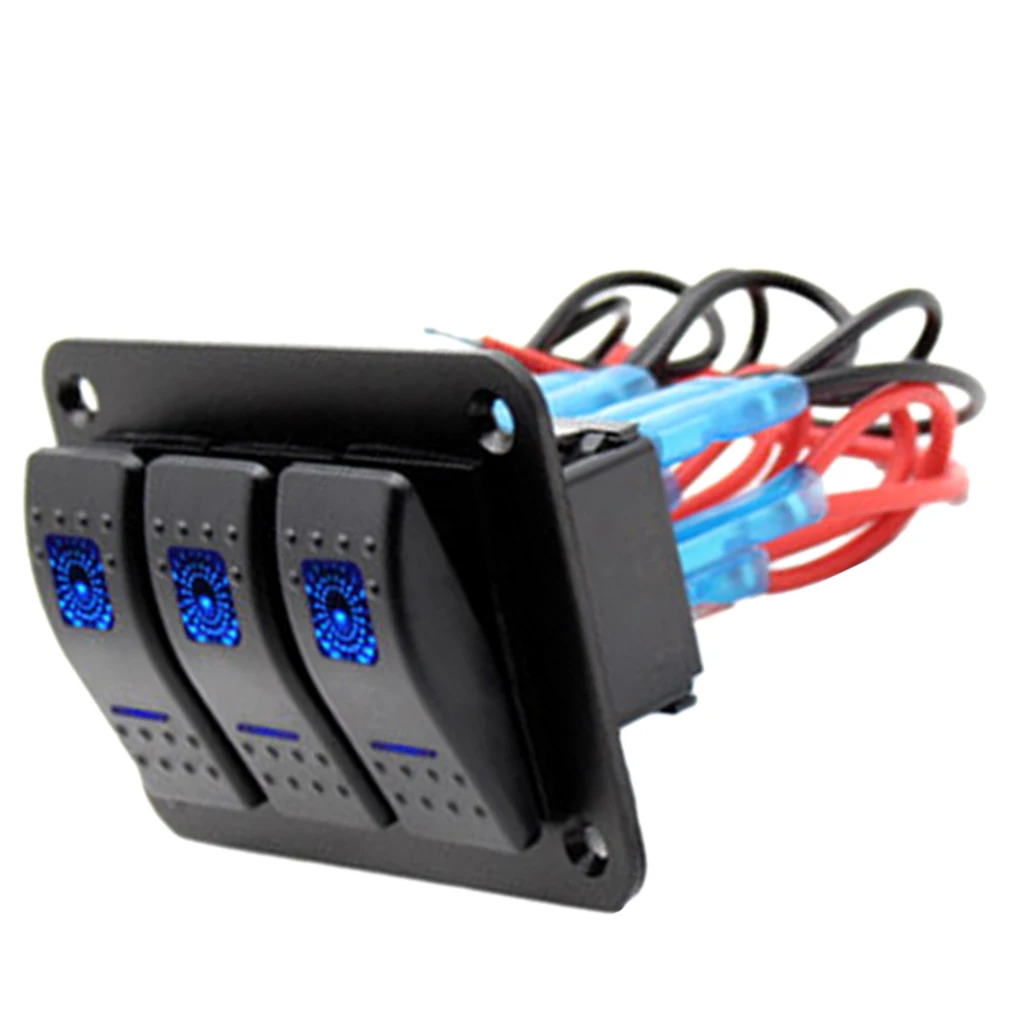12V 24V Car Boat Marine Toggle Switch Off-on IP68 Rocker Panel | Автомобили и мотоциклы