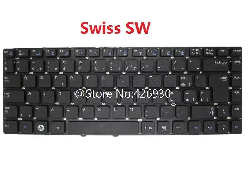 Клавиатура для ноутбука Samsung SF410 SF310 SF311 Q330 P330 QX411 QX412 X330 иврит HB Swiss SW Греция GK