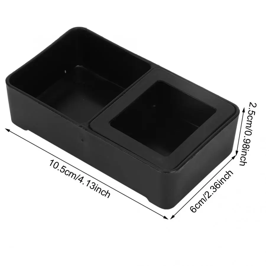 

10pcs Plastic Reptiles Food Water Feeding Bowl Simulation Reptile Food Trough Feeder Snack Dish Tray Spider Breeding Tank Box