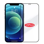 3D Защитное стекло для iPhone 7, 8, XR, Xs Max, на iPhone 11, 12 Pro Max, защита экрана, стекло с полным покрытием для iPhone 12 Mini, 2 шт.