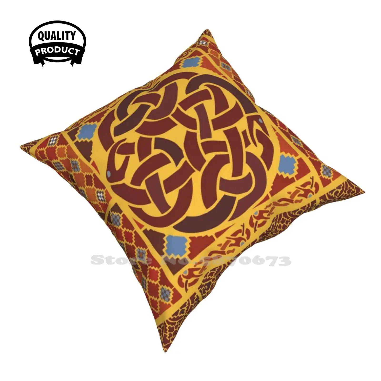 Модная наволочка для диванной подушки с изображением старого английского