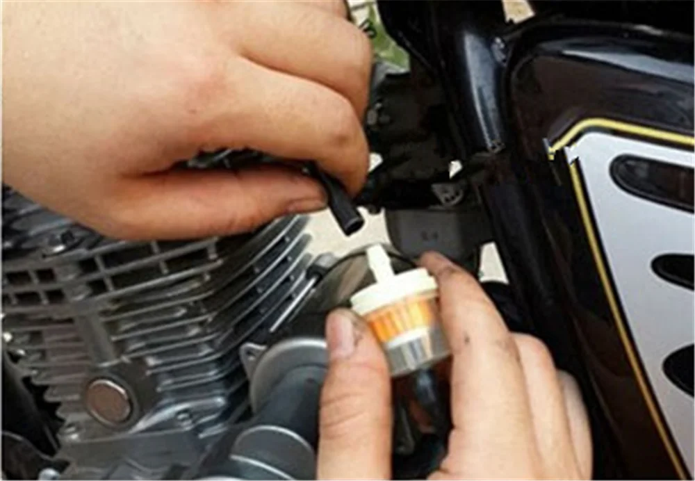 Универсальный мотоцикл модифицированный бензиновый фильтр с магнитным для Kawasaki