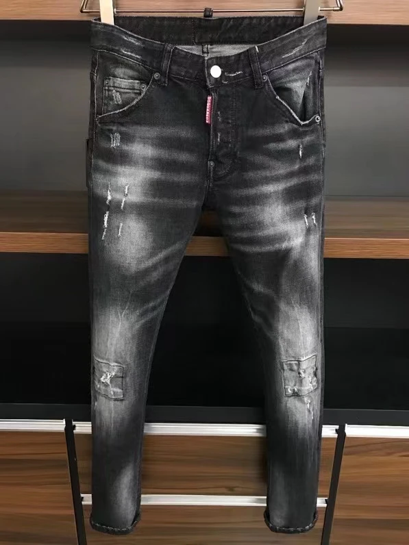 2021 модные трендовые патчи Dsquared2 с рисунком в горошек мужские мотоциклетные