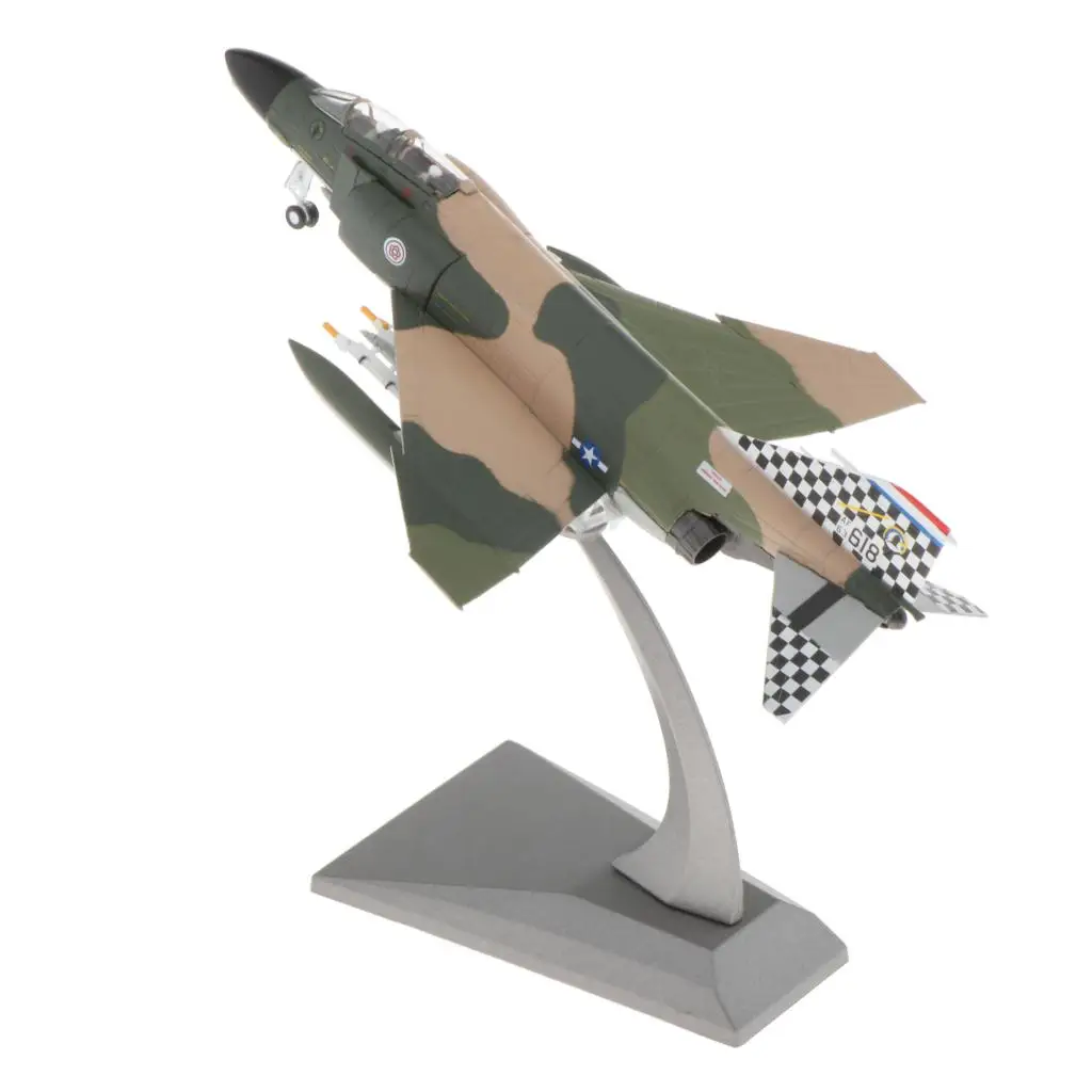 

1/100 Die-Cast American F-4 Fighter Phantom Plane Aircraft Toys w/ Stand
