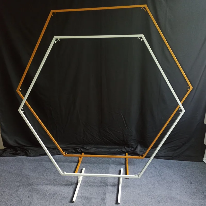 Шестиугольная АРКА кованая свадебное украшение для вечеринки фон свадебный