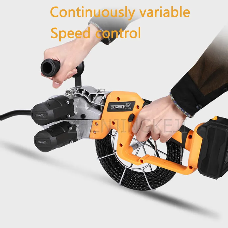 Lithium Battery Pull Line Stringing Machine Equipment High Power Chargeable Electrician Electric Cable Cross Leading Tools | Инструменты