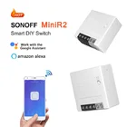 SONOFF MINIR2 10A Wifi мини-переключатель таймер беспроводные переключатели для приложения eWelink умная Автоматизация Совместимость с Alexa Google Home
