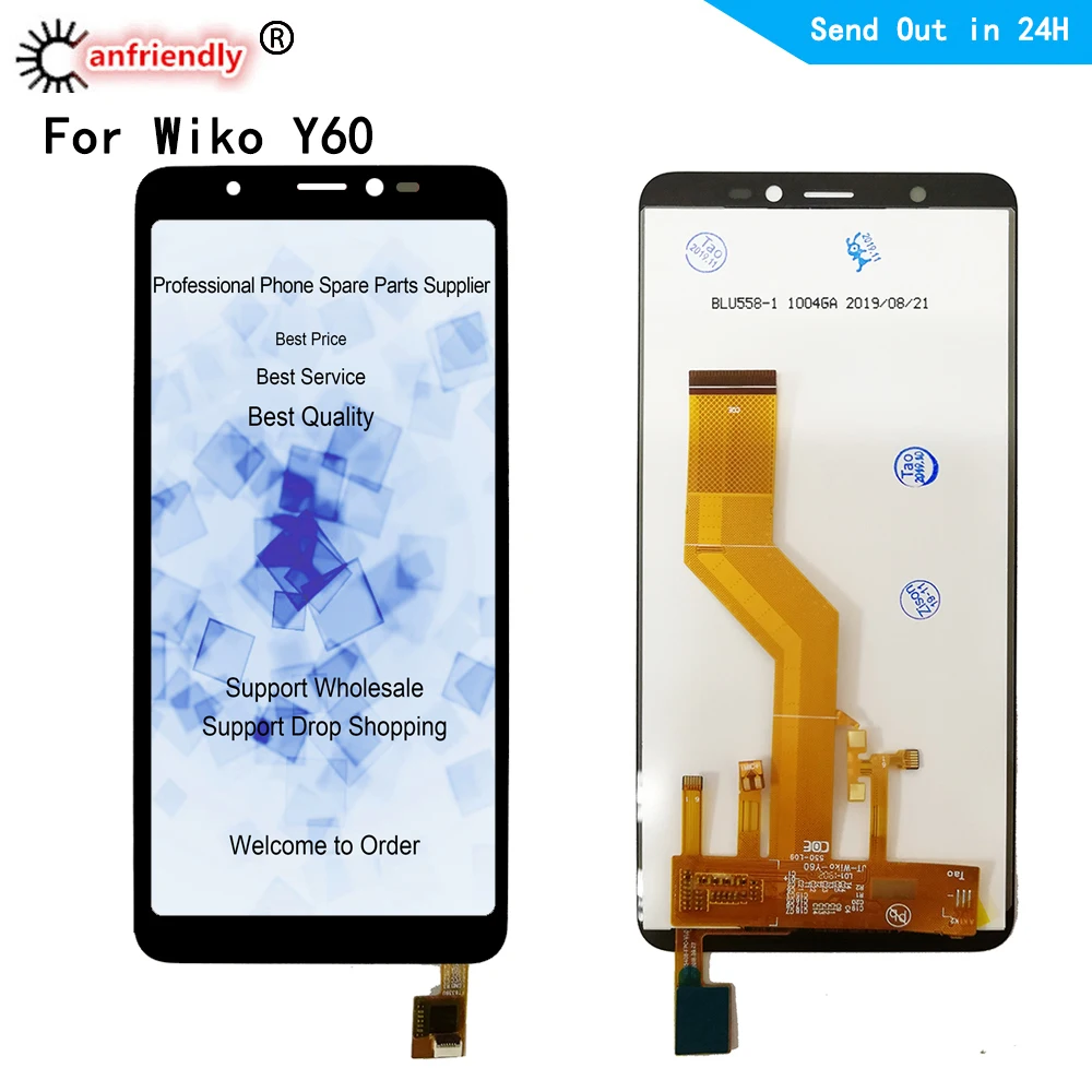 Pantalla LCD de 5,45 pulgadas para tel&eacute;fono m&oacute;vil, montaje de piezas de digitalizador de monitor con sensor de pantalla t&aacute;ctil, para modelo de pantalla t&aacute;ctil, para modelo de tel&eacute;fono-0