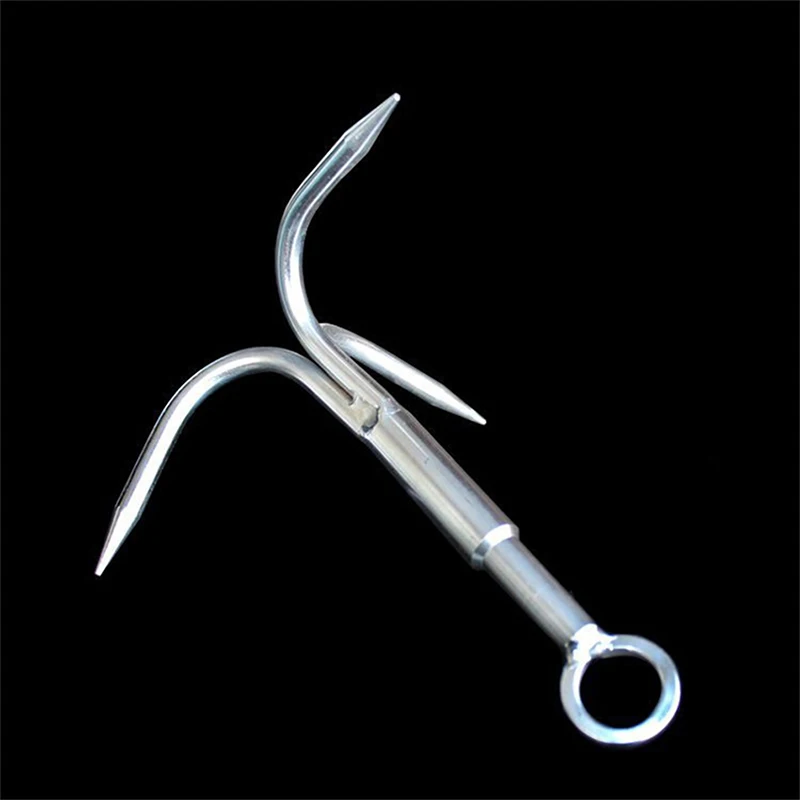 

1 X Steel Three Claw Survival Grappling Steel Hook Carabiner Claw Outdoor Climbing Rock E9V4