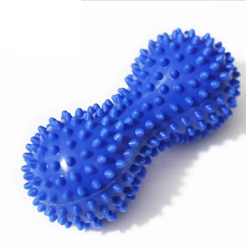 Арахис Массажный мяч Spiky Trigger Point рельефная мышца боль Стресс арахиса терапия
