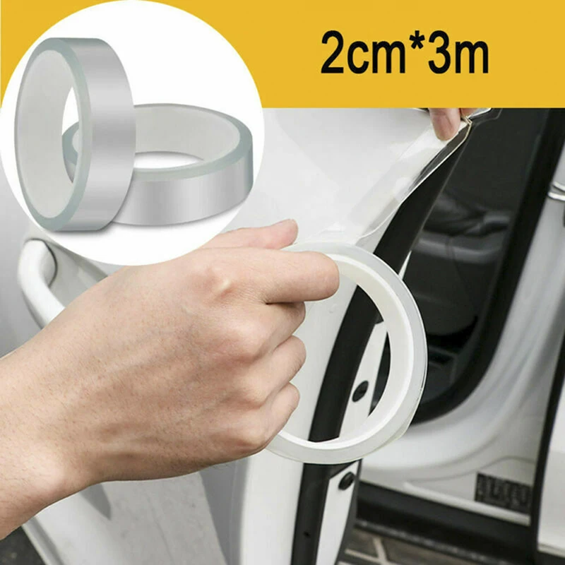 

2cm*3M Universal Car Anti Collision Side Door Edge Guard Door Sill Scuff Plate Protection Sticker Strip For cars