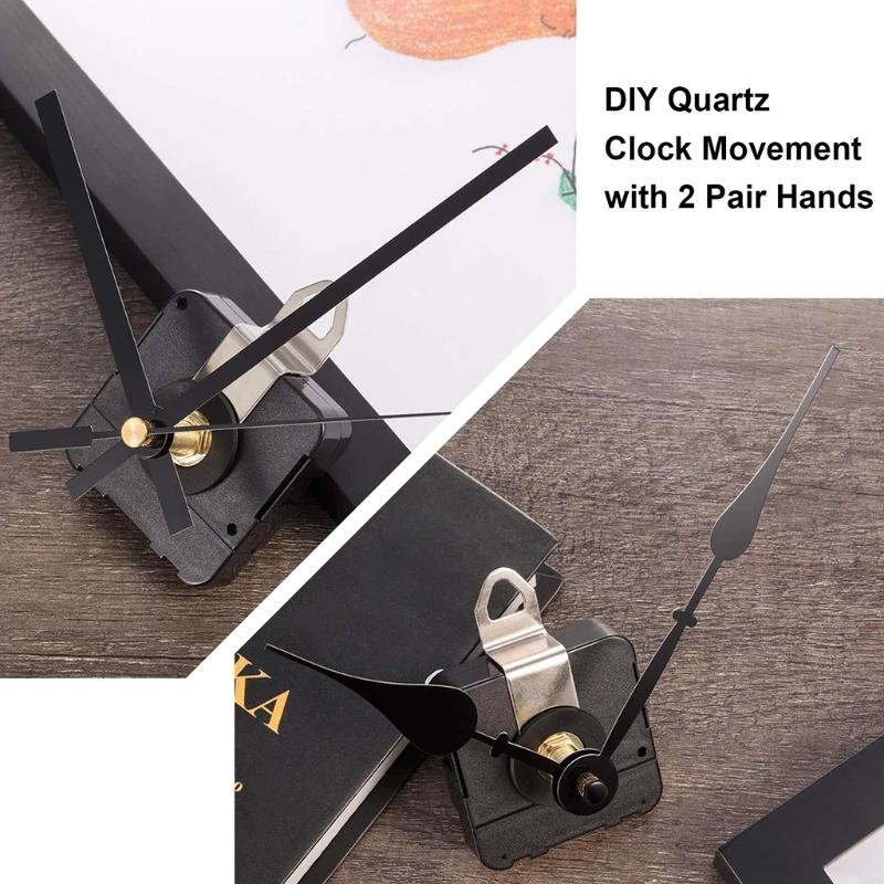 

2 Sets DIY Quartz Clock Movement Mechanism Hands Repair Tool Parts Silent P82D