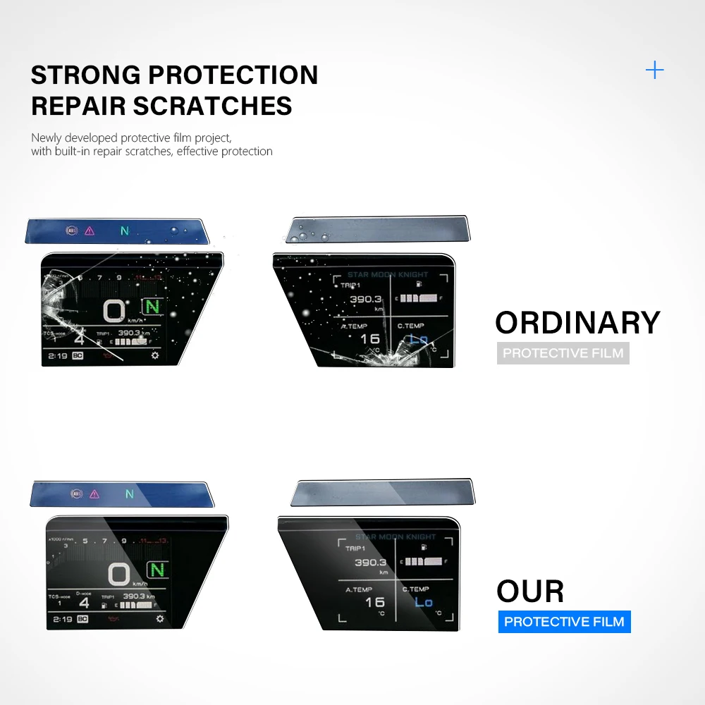 Аксессуары для мотоциклов защита экрана приборной панели от царапин пленка