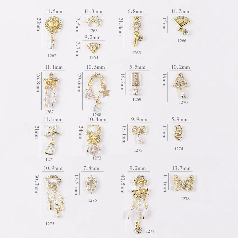 Высококачественная цепочка со звездами для наращивания ногтей аксессуары