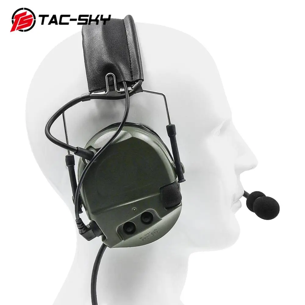 TAC SKY COMTAC I силиконовые наушники Шум снижение пикап военные съемки тактическая