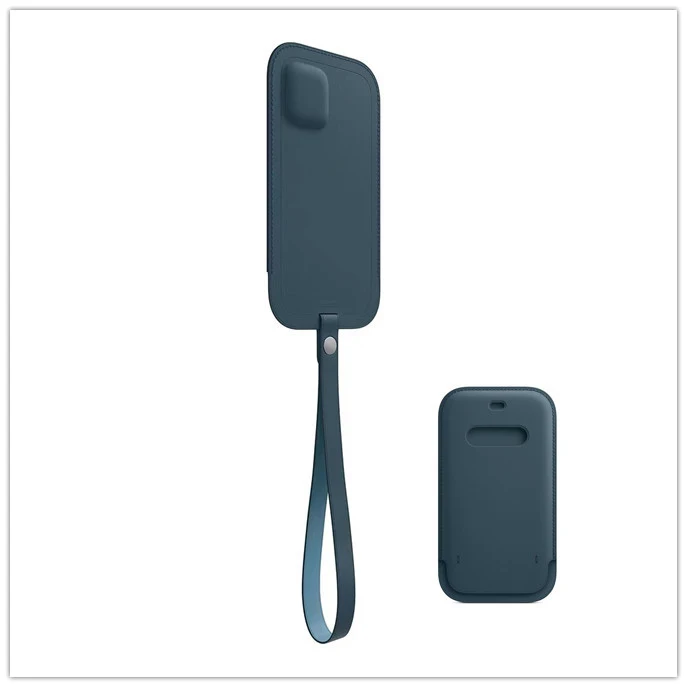 Для iPhone 12 Pro Max 12Pro мини кожаный чехол книжка с ремешком сумка разъемом Magsafe для