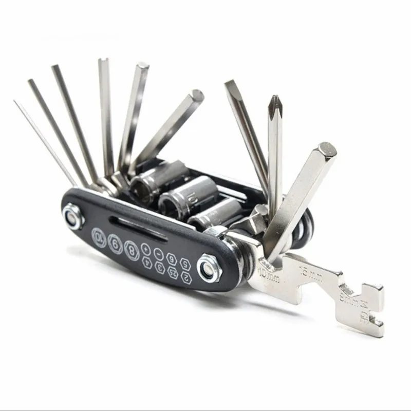 

DICHSKI MTB Mountain Cycle Portable Socket Multipurpose Wrench Bicycle Multi Tool Screwdriver Motorcycle Fix Touring Pocket New