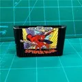 Картридж для MegaDrive Genesis 16 бит с принтом Человек-паук | Электроника