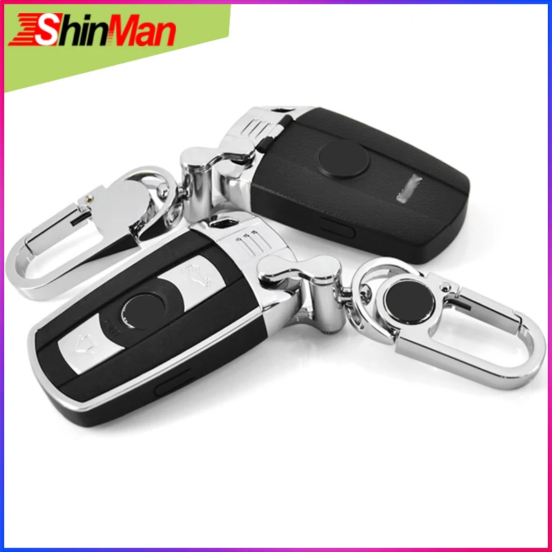 ShinMan автомобильный кожаный чехол для ключей набор защитный автомобильного ключа