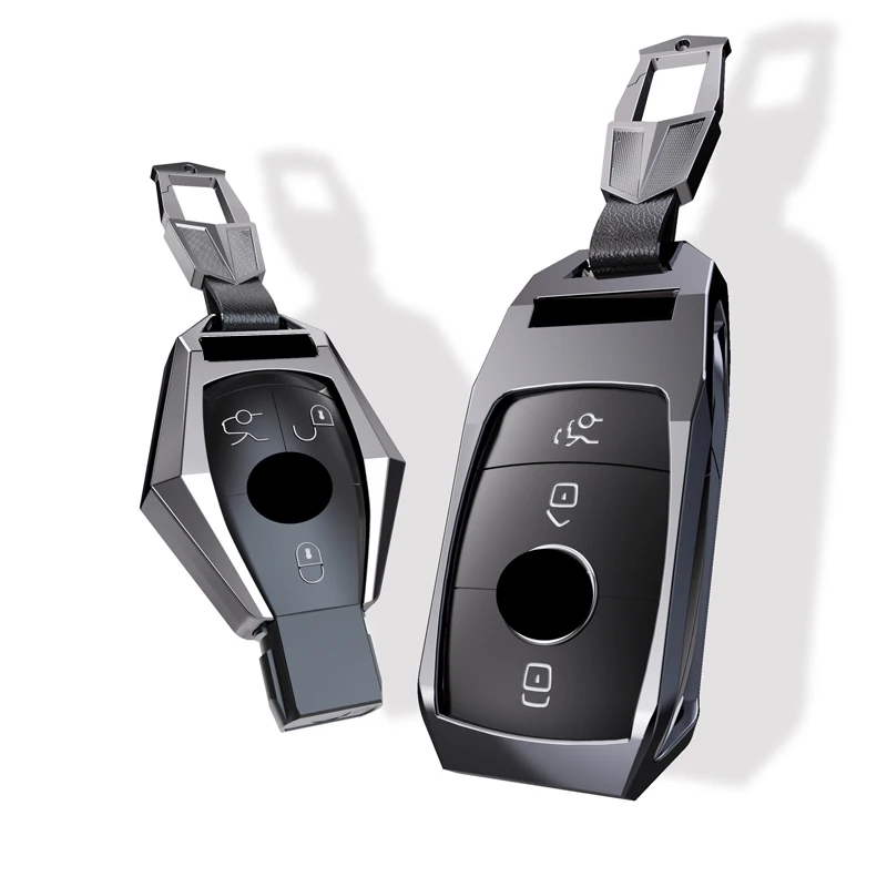 

Специальный чехол для автомобильного ключа Benz B класс C класс E260 серия GLA30 S класс цинкового сплава металлическая защитная оболочка декорати...