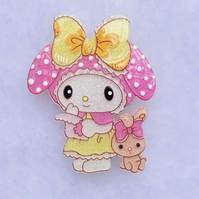 

20 Pcs Acrylic Lovely Little Girl mixed Accessories For Hair Clothing Shoes Planar DIY Home Decoration E58