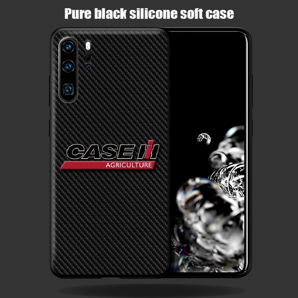 

CASE IH Tractor Brand Phone Case For Huawei P Mate 10 20 30 40 Pro Lite Smart 2019 2021 black Cover Fashion Shell Luxury