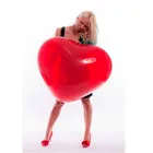 Воздушные шары из латекса, 36 дюймов, красное гелиевое сердце, любовь, большой гигантский шар, День Святого Валентина, День рождения, свадьба