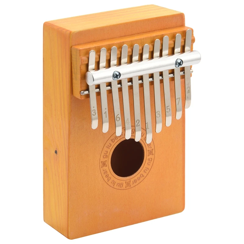 

Пианино для большого пальца Kalimba, 10 клавиш, однотонное пианино для пальцев, детский музыкальный инструмент, игрушки для начинающих