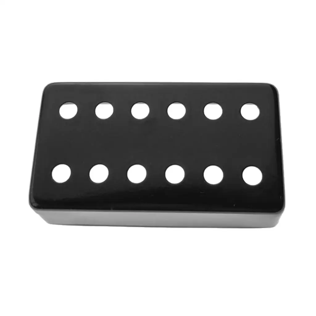 

Black 12-Hole Mini Copper Guitars Pickup Cover Mini Cover Guitar Accessory