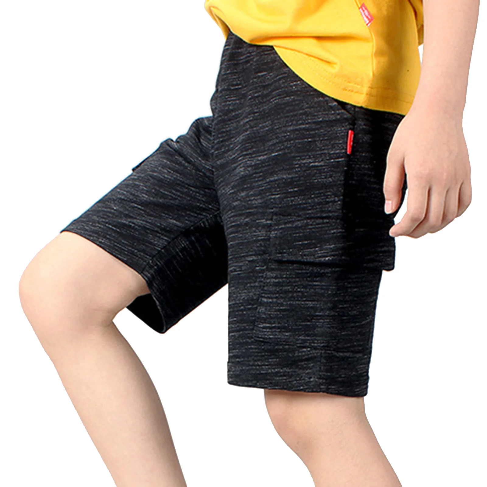 

Children' Sport Shorts Boys Breathable Summer Shorts Dungarees Shorts with Pocket Children Casual Pants Fitness Workout Bottoms